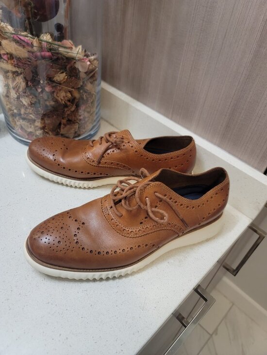 Cole Haan Zerogrand Brown Leather Wingtip Oxford Z3517*Men Size 9.5 M main image 6